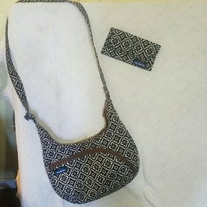 Kavu Satchel with matching wallet Limited Edition